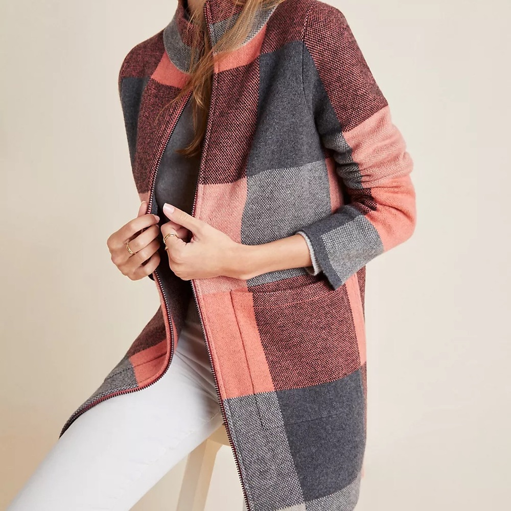 Anthropologie Felicity Wool Sweater Coat